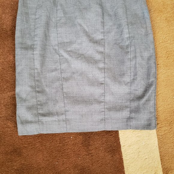 Calvin Klein Grey Classic Sleeveless Sheath Dress - Picture 3 of 12